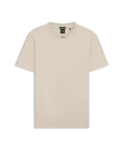 BOSS(ボス)の「ストレッチコットン Tシャツ ロゴネック(Tシャツ/カットソー・メンズ・ダークブルー/ベージュ/ブラック/ホワイト・M/S/XXL/XL/XXXL/L)」の13枚目の写真