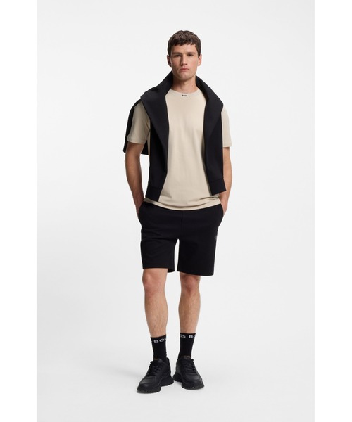 BOSS(ボス)の「ストレッチコットン Tシャツ ロゴネック(Tシャツ/カットソー・メンズ・ダークブルー/ベージュ/ブラック/ホワイト・M/S/XXL/XL/XXXL/L)」の11枚目の写真