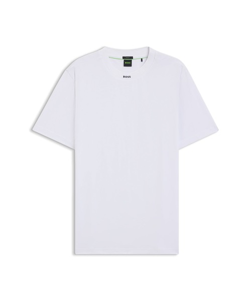 BOSS(ボス)の「ストレッチコットン Tシャツ ロゴネック(Tシャツ/カットソー・メンズ・ダークブルー/ベージュ/ブラック/ホワイト・M/S/XXL/XL/XXXL/L)」の8枚目の写真