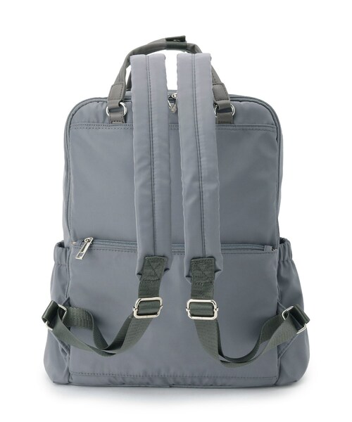 SHOO・LA・RUE(シューラルー)の「【撥水】立体ポケットリュック(バックパック/リュック・レディース・ダークグレー/ダークブラウン/ブラック・00)」の15枚目の写真