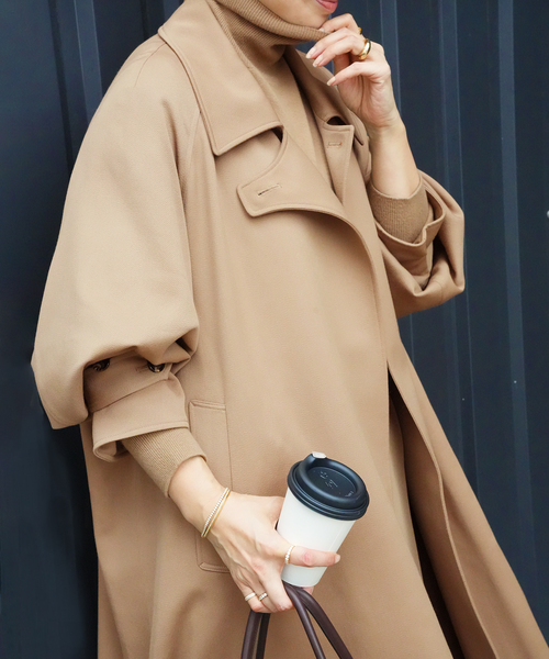 美品✨ドゥーズィエムクラス ボタニーツイルオーバーコート ブラウン Botany Twill オーバーコート（その他アウター）｜Deuxieme