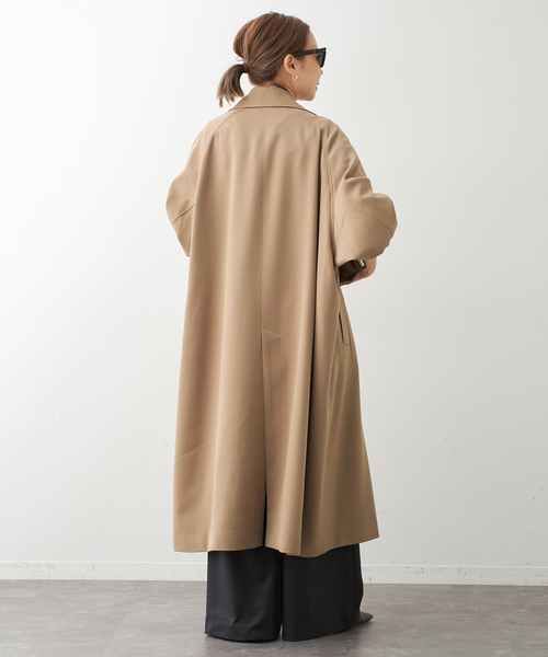 美品✨ドゥーズィエムクラス ボタニーツイルオーバーコート ブラウン Botany Twill オーバーコート（トレンチコート）｜Deuxieme