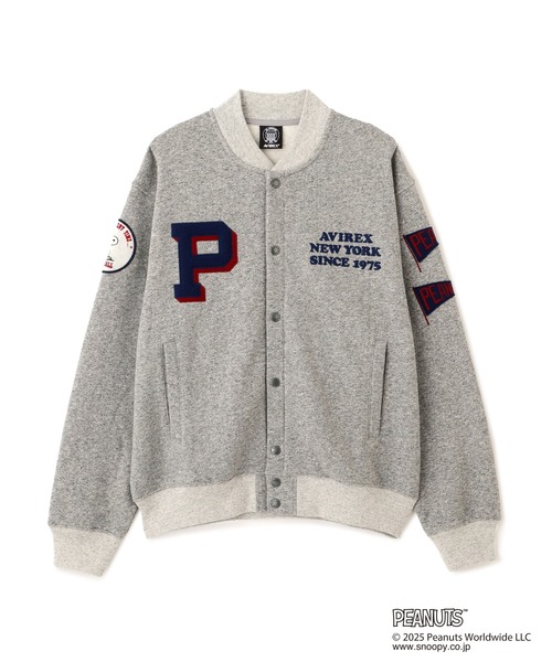 AVIREX × PEANUTS》SWEAT CARDIGAN / スウェットカーディガン