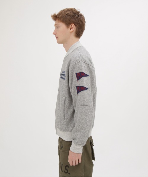 AVIREX(アヴィレックス)の「《AVIREX × PEANUTS》SWEAT CARDIGAN / スウェットカーディガン / ピーナッツ / アヴィレックス(カーディガン/ボレロ・メンズ・チャコール/グレー・XX-LARGE/X-LARGE/LARGE/MEDIUM)」の10枚目の写真