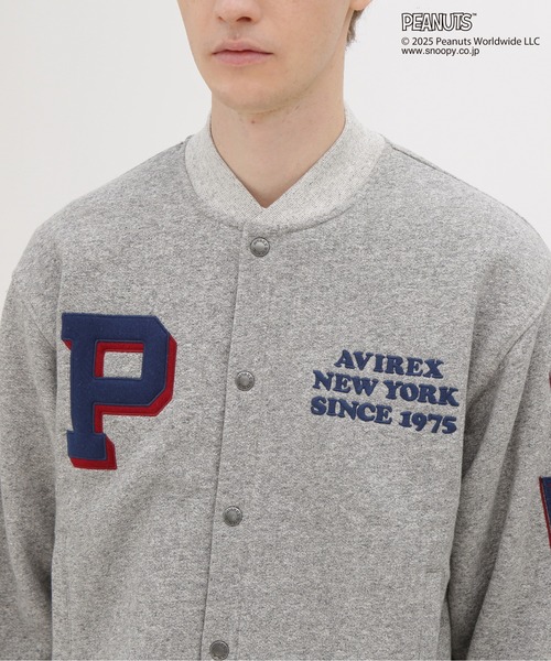 AVIREX × PEANUTS》SWEAT CARDIGAN / スウェットカーディガン