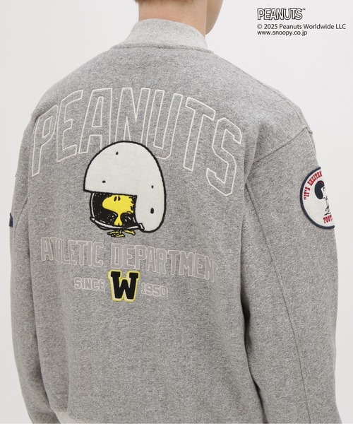 AVIREX(アヴィレックス)の「《AVIREX × PEANUTS》SWEAT CARDIGAN / スウェットカーディガン / ピーナッツ / アヴィレックス(カーディガン/ボレロ・メンズ・チャコール/グレー・XX-LARGE/X-LARGE/LARGE/MEDIUM)」の16枚目の写真