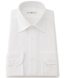 SUIT SELECT（スーツセレクト）の「【形態安定】【長袖】【SILVER LINE】ワイドカラーワイシャツ/ホワイト（ビジネスシャツ）」