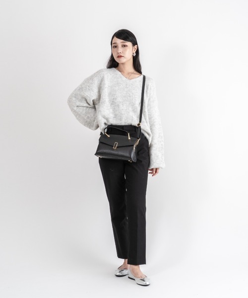 Rivel（リヴェル）の「【ANTONELLO MASI/アントネッロマージ】ショルダーバッグ ハンドバッグ イタリア製（ショルダーバッグ・レディース・ブラック・FREE）」の6枚目の写真