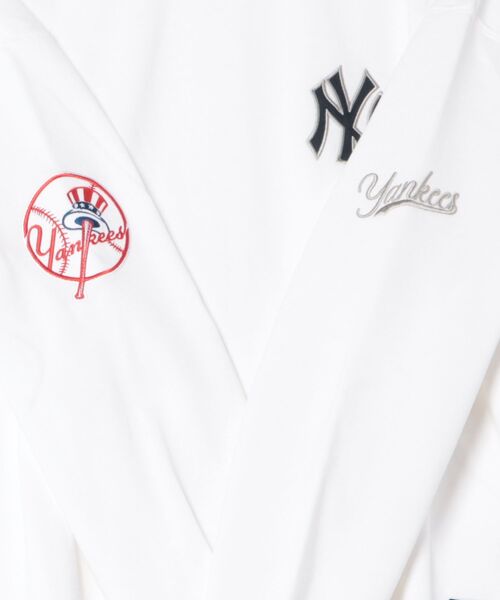 MLB（メジャーリーグベースボール）の「MLB ワッペンロゴプルオーバー（スウェット・メンズ・ブラウン/ホワイト/アッシュグレー/ブラック・L/M/XL）」の5枚目の写真