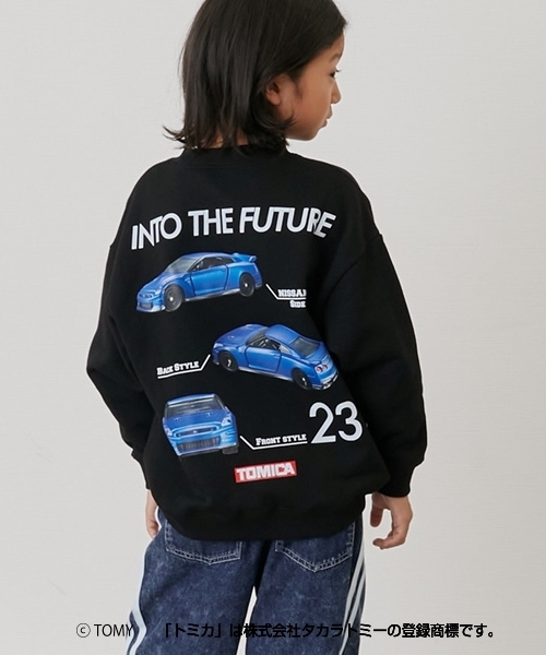 GLAZOS（グラソス）の「【SKIT0LY】【TOMICA】アソートトレーナー（スウェット・キッズ・ネイビー/トップグレー/ブラック/グリーン・100cm/120cm/110cm/140cm/130cm）」の2枚目の写真