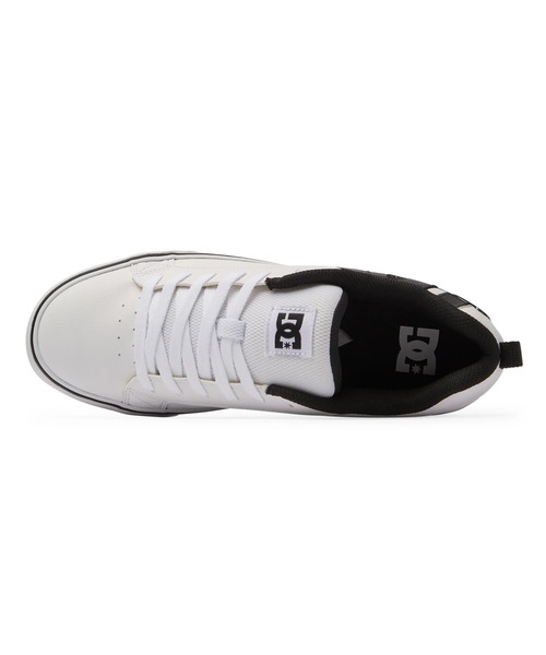 DC SHOES(ディーシーシューズ)の「COURT VULC SE SN/DCロゴローカットスニーカー(スニーカー・メンズ・ホワイト×グレー・25.5cm/26cm)」の6枚目の写真
