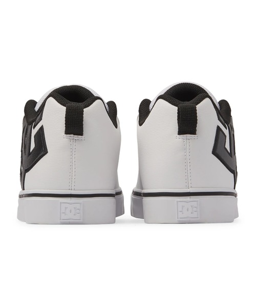 DC SHOES(ディーシーシューズ)の「COURT VULC SE SN/DCロゴローカットスニーカー(スニーカー・メンズ・ホワイト×グレー・25.5cm/26cm)」の3枚目の写真