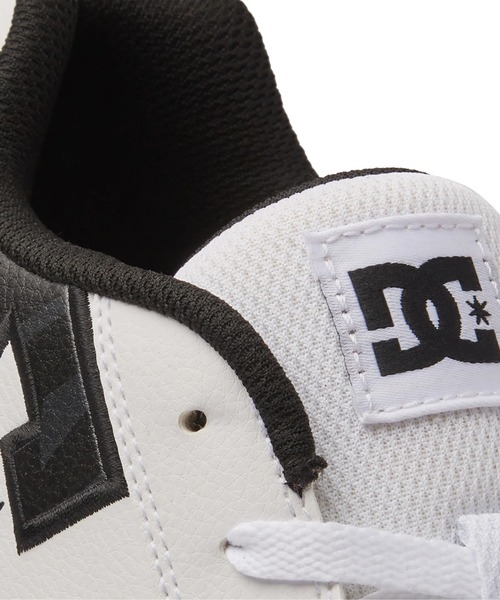 DC SHOES(ディーシーシューズ)の「COURT VULC SE SN/DCロゴローカットスニーカー(スニーカー・メンズ・ホワイト×グレー・25.5cm/26cm)」の2枚目の写真