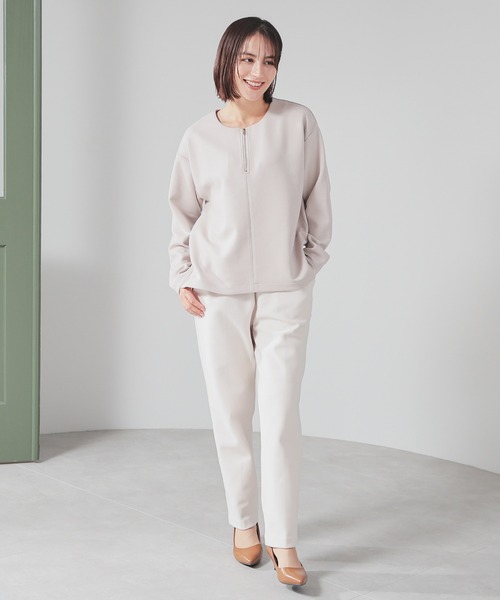 フロントジップトップス（スウェット）｜GLACIER lusso（グラシア