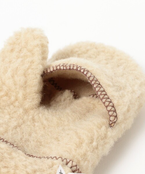 BEAMS BOY（ビームスボーイ）の「【別注】SHEEP by Sea / MITTENS 25FW（手袋・レディース・ネイビー/ベージュ・ONE SIZE）」の5枚目の写真