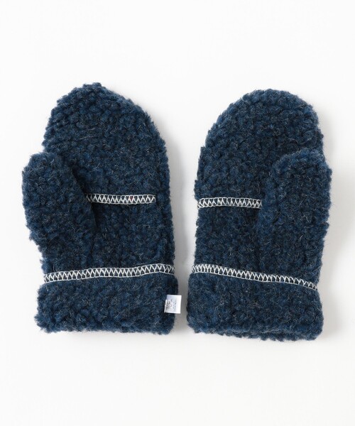 BEAMS BOY（ビームスボーイ）の「【別注】SHEEP by Sea / MITTENS 25FW（手袋・レディース・ネイビー/ベージュ・ONE SIZE）」の7枚目の写真