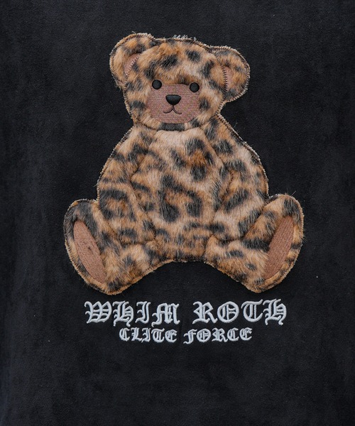 adamsJUGGLER(アダムスジャグラー)の「レオパード/Fベアーフーディー(パーカー・メンズ・ホワイト/ブラック・M/L/XL)」の9枚目の写真