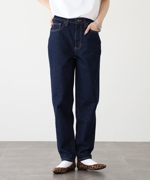 GUESS JEANS(ゲスジーンズ)の「GUESS JEANS GJ G06 MOM DENIM PANTS ゲスジーンズ インディゴデニムパンツ(デニムパンツ・レディース・インディゴブルー・29inch/27inch/25inch/24inch/28inch/26inch)」の8枚目の写真