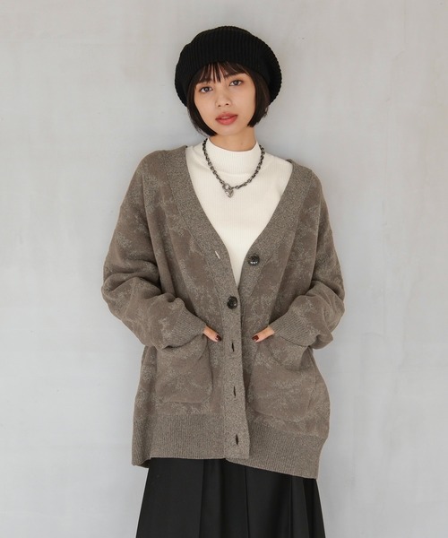 ハイネックバイカラースリーブ【マシンウォッシャブル】（ニット