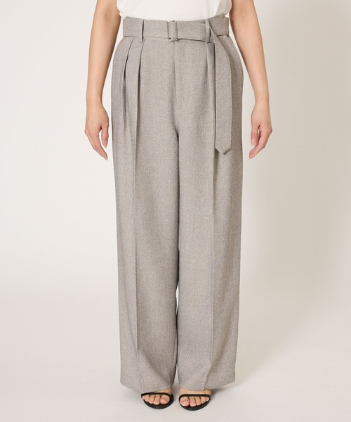 BARNYARDSTORM（バンヤードストーム）の「BARNYARDSTORM / ヘリンボーンワイドパンツ/ ハンドウォッシャブル（スラックス・レディース・グレー/ブラック・S/M）」の21枚目の写真