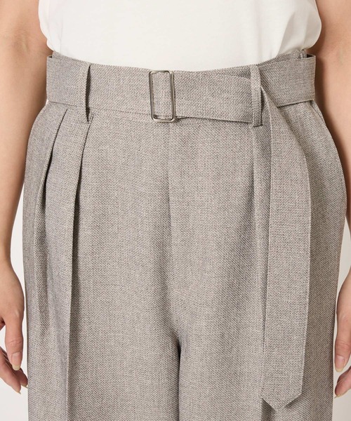 BARNYARDSTORM（バンヤードストーム）の「BARNYARDSTORM / ヘリンボーンワイドパンツ/ ハンドウォッシャブル（スラックス・レディース・グレー/ブラック・S/M）」の18枚目の写真