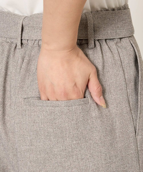 BARNYARDSTORM（バンヤードストーム）の「BARNYARDSTORM / ヘリンボーンワイドパンツ/ ハンドウォッシャブル（スラックス・レディース・グレー/ブラック・S/M）」の15枚目の写真