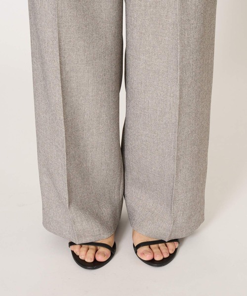 BARNYARDSTORM（バンヤードストーム）の「BARNYARDSTORM / ヘリンボーンワイドパンツ/ ハンドウォッシャブル（スラックス・レディース・グレー/ブラック・S/M）」の14枚目の写真