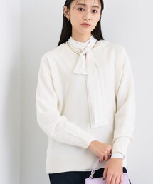 INDIVI | 【洗える／カシミヤ混】ボトルネック ドルマンスリーブニット(ニット/セーター)