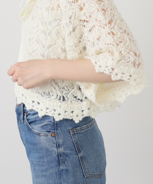 セール】tyn.TGOR/トゴール スラブレースボレロ TG5A-J0205