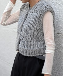 Marient | チャンキーヤーンニットベスト(ベスト)