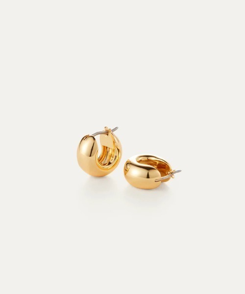 JENNYBIRD(ジェニーバード)の「【JENNY BIRD/ジェニーバード】フープピアス Mini Tome Hoop Earrings(ピアス(両耳用)・レディース・シルバー/ゴールド・FREE)」の3枚目の写真