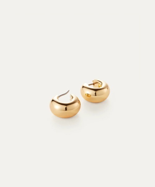 JENNYBIRD(ジェニーバード)の「【JENNY BIRD/ジェニーバード】フープピアス Mini Tome Hoop Earrings(ピアス(両耳用)・レディース・シルバー/ゴールド・FREE)」の4枚目の写真