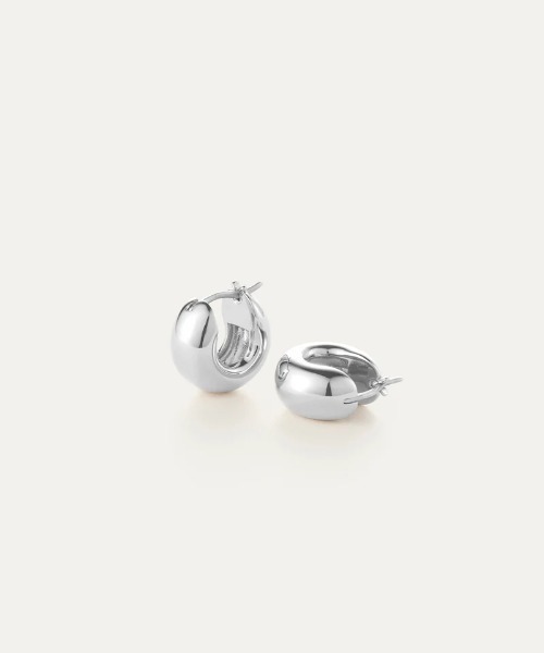 JENNYBIRD(ジェニーバード)の「【JENNY BIRD/ジェニーバード】フープピアス Mini Tome Hoop Earrings(ピアス(両耳用)・レディース・シルバー/ゴールド・FREE)」の9枚目の写真