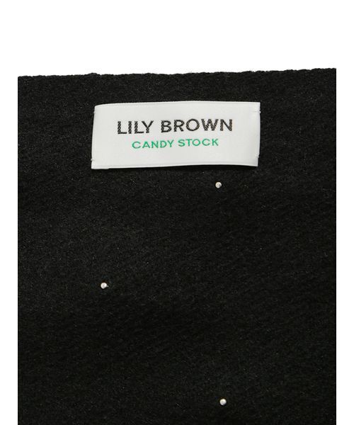 LILY BROWN（リリーブラウン）の「[L.B CANDY STOCK]パールビジュー付きストール（ストール/ショール・レディース・ホワイト/ブラック・F）」の8枚目の写真