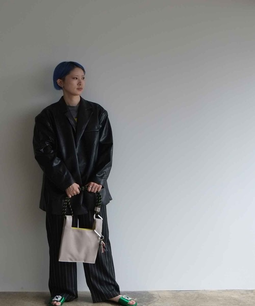 Cheek（チーク）の「code 2way shoulder（ショルダーバッグ・レディース・ブルー/グリーン/ブラック/アイボリー・FREE）」の3枚目の写真