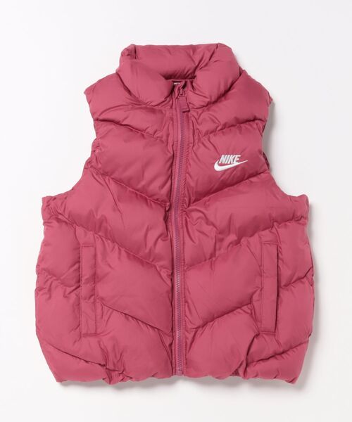 NIKE(ナイキ)の「《NIKEアパレル》K NSW TF ADP PUFFER VEST(ベスト・キッズ・レッド系その他/ブラック・130/140/150/160)」の2枚目の写真