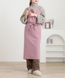 l'atelier Nuuit（アトリエヌイ）の「ウォッシュドコットンライト  フルエプロン（エプロン）」