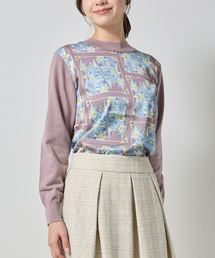 NARACAMICIE | 【NARACAMICIE】GENIUS森柄ニットプルオーバー(ニット/セーター)