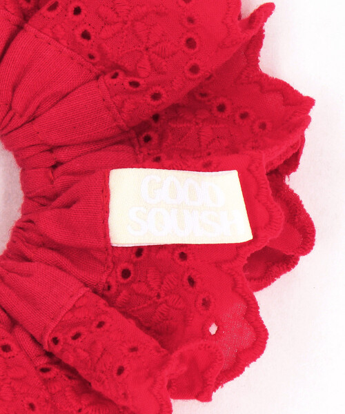 GOOD SQUISH(グッドスクイッシュ)の「GOOD SQUISH/グッドスクイッシュ BABY BLUMBERG / ヘアアクセサリー / シュシュ(シュシュ・レディース・レッド/ブラック/ホワイト・ONE SIZE)」の4枚目の写真