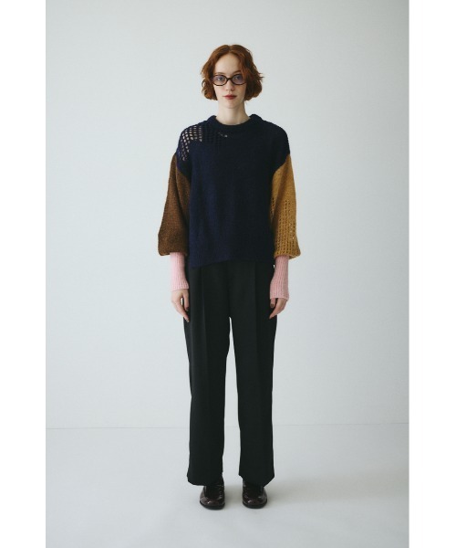 HeRIN.CYE（ヘリンドットサイ）の「Random knit tops　　ランダムニットトップス（ニット/セーター・レディース・レッド系その他/ブルー系その他3/イエロー系その他・FREE）」の8枚目の写真