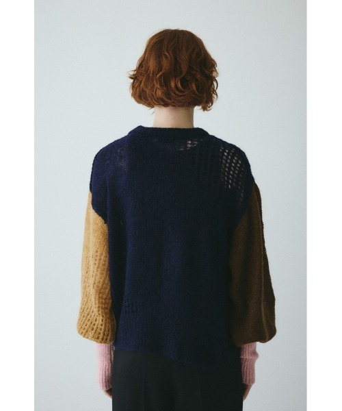 HeRIN.CYE（ヘリンドットサイ）の「Random knit tops　　ランダムニットトップス（ニット/セーター・レディース・レッド系その他/ブルー系その他3/イエロー系その他・FREE）」の10枚目の写真