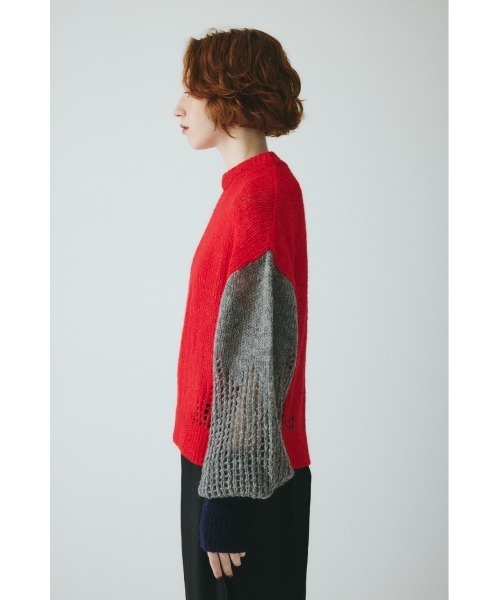 HeRIN.CYE（ヘリンドットサイ）の「Random knit tops　　ランダムニットトップス（ニット/セーター・レディース・レッド系その他/ブルー系その他3/イエロー系その他・FREE）」の12枚目の写真