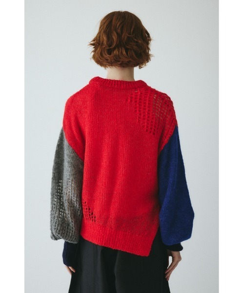 HeRIN.CYE（ヘリンドットサイ）の「Random knit tops　　ランダムニットトップス（ニット/セーター・レディース・レッド系その他/ブルー系その他3/イエロー系その他・FREE）」の13枚目の写真