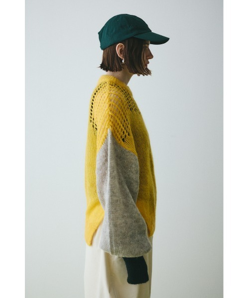 HeRIN.CYE（ヘリンドットサイ）の「Random knit tops　　ランダムニットトップス（ニット/セーター・レディース・レッド系その他/ブルー系その他3/イエロー系その他・FREE）」の22枚目の写真