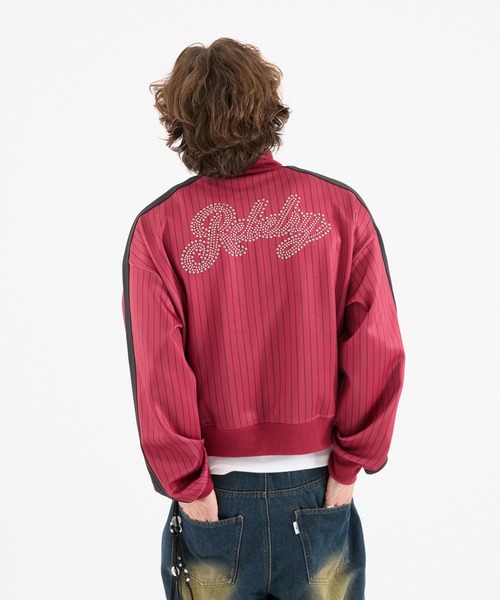 FTW（エフティダブリュー）の「【UNISEX】STRIPE TRACK JACKET（ブルゾン・メンズ・ボルドー/ブラック・LARGE/MEDIUM/SMALL）」の22枚目の写真