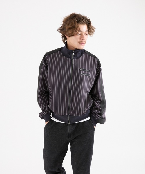 FTW（エフティダブリュー）の「【UNISEX】STRIPE TRACK JACKET（ブルゾン・メンズ・ボルドー/ブラック・LARGE/MEDIUM/SMALL）」の10枚目の写真