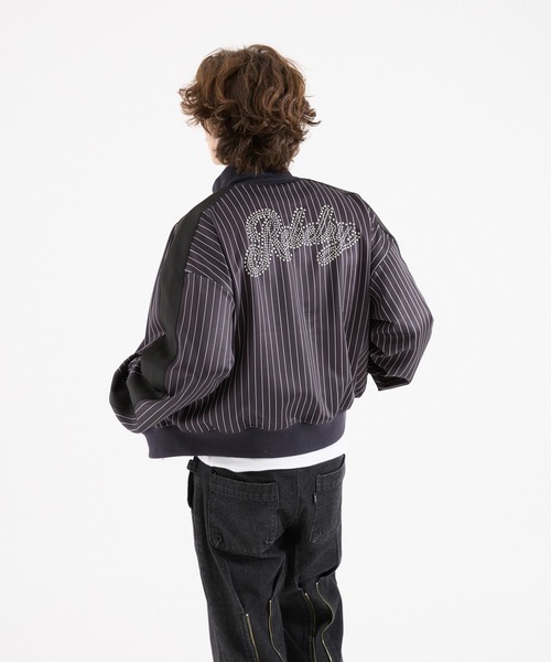 FTW（エフティダブリュー）の「【UNISEX】STRIPE TRACK JACKET（ブルゾン・メンズ・ボルドー/ブラック・LARGE/MEDIUM/SMALL）」の9枚目の写真
