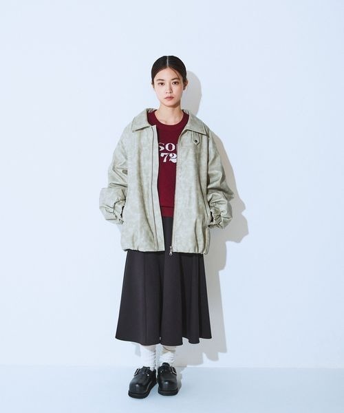 JEANASIS(ジーナシス)の「【選べるサイズ】12G Wフェイスロゴプルオーバー/618841(ニット/セーター・レディース・ネイビー/グレー/ボルドー・MEDIUM/LARGE)」の8枚目の写真