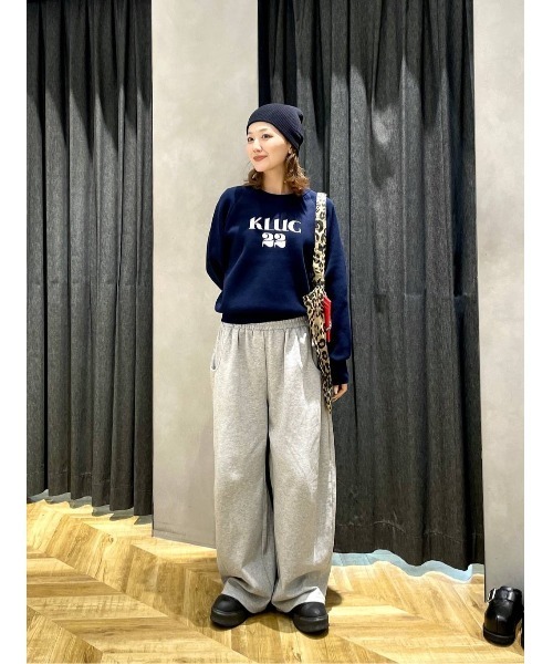 JEANASIS(ジーナシス)の「【選べるサイズ】12G Wフェイスロゴプルオーバー/618841(ニット/セーター・レディース・ネイビー/グレー/ボルドー・MEDIUM/LARGE)」の18枚目の写真