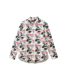 HYSTERIC GLAMOUR | HYSTERIC HAIR CUT柄 レギュラーカラーシャツ(シャツ/ブラウス)